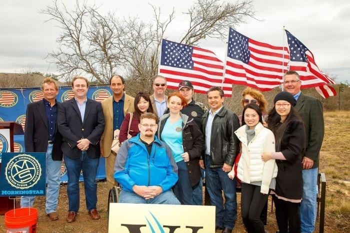 Helping A Hero disabled veteran revieces a new home courtesy of MorningStar and Westin Homes